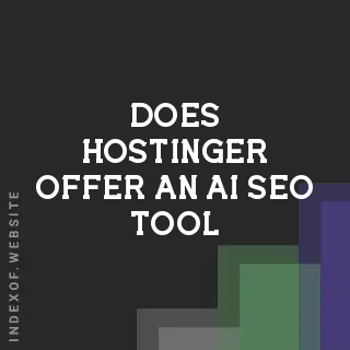 Does Hostinger offer an AI SEO tool? Banners